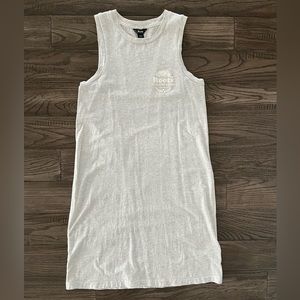 Roots Canada Sleeveless Tank Dress Womens Chest Logo